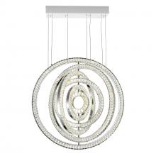 CWI Lighting 1046P37-6-601 - Celina LED Chandelier With Chrome Finish