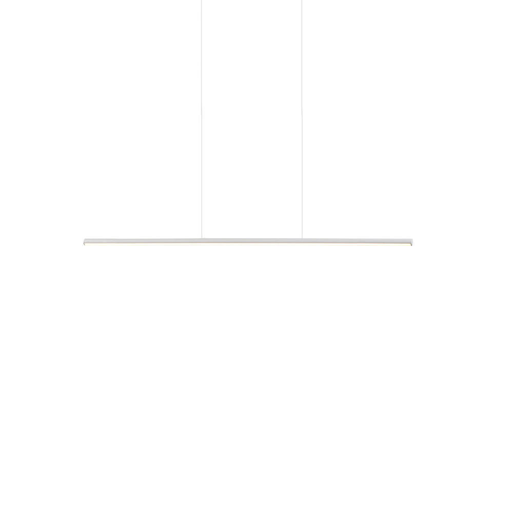 Chute 35-in White LED Linear Pendant