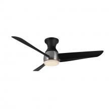 Kuzco Lighting Inc HF91954-BN/MB - Thalia 54-in Brushed Nickel/Matte Black LED Hugger Fan