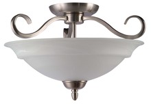 Revolution Lighting 6709BNA - Three Light Semi Flush