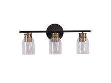 Revolution Lighting BL583BKSBSD - Three Light Vanity