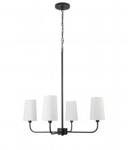 Revolution Lighting GR-426BK - 4 Light Chandelier