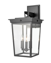 Revolution Lighting OL8122BKCG - 22" Outdoor Wall Lantern