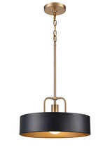 Revolution Lighting PARK-PL15BKBB - One Light Pendant