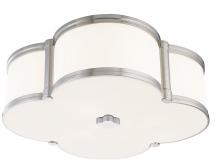 Hudson Valley 1216-PN - 3 LIGHT FLUSH MOUNT