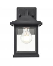 Millennium 91051-TBK - 1-Light Outdoor Wall Sconce Textured Black