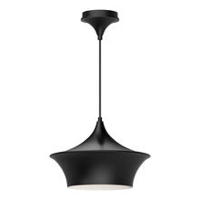 Alora Lighting PD523013MB - Emiko 12-in Matte Black 1 Light Pendant