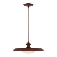 Alora Lighting PD557015BGD - Minori 15-in Burgundy Socket Pendant