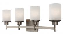 Canarm IVL408A04BN - Lyndi 4 Light Vanity, Nickel Finish