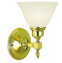 Framburg 2431 AB/CM - 1-Light Antique Brass Taylor Sconce