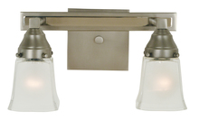 Framburg 4772 SP/PN - 2-Light Satin Pewter/Polished Nickel Mercer Sconce