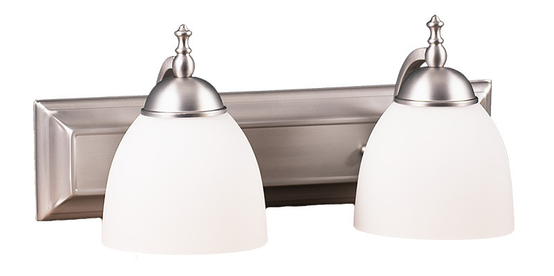 Dallas 2-Light White Vanity - NK