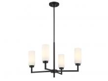 Savoy House Meridian M100129MBK - 4-Light Chandelier in Matte Black