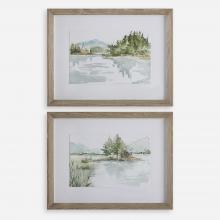  32288 - Serene Lake Framed Prints, Set/2