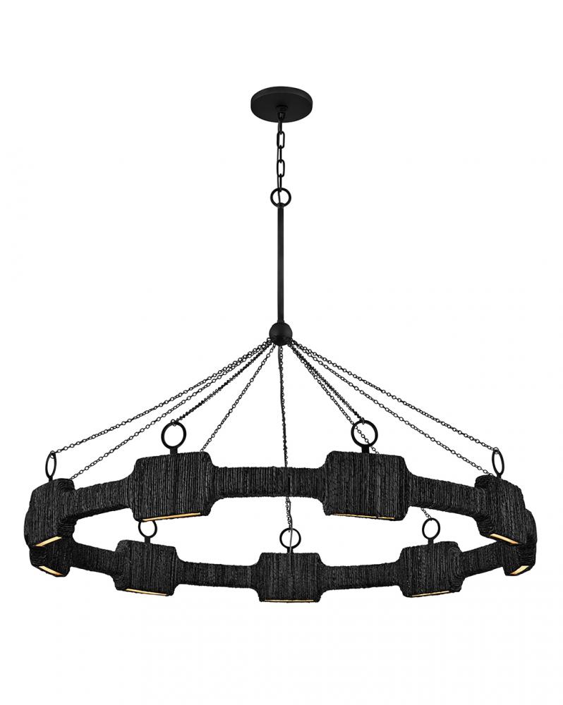 Large LED Single Tier Chandelier