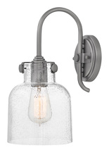 Hinkley 31700AN - Cylinder Glass Single Light Sconce