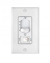 Hinkley 980009FWH - Wall Control 3 Speed On/Off Switch