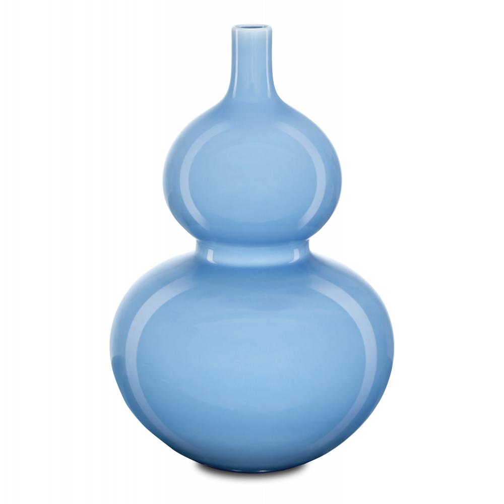 Sky Blue Double Gourd Vase