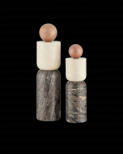 Currey 1200-0817 - Moreno Marble Objects Set of 2