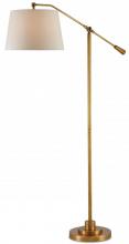 Currey 8000-0002 - Maxstoke Brass Floor Lamp